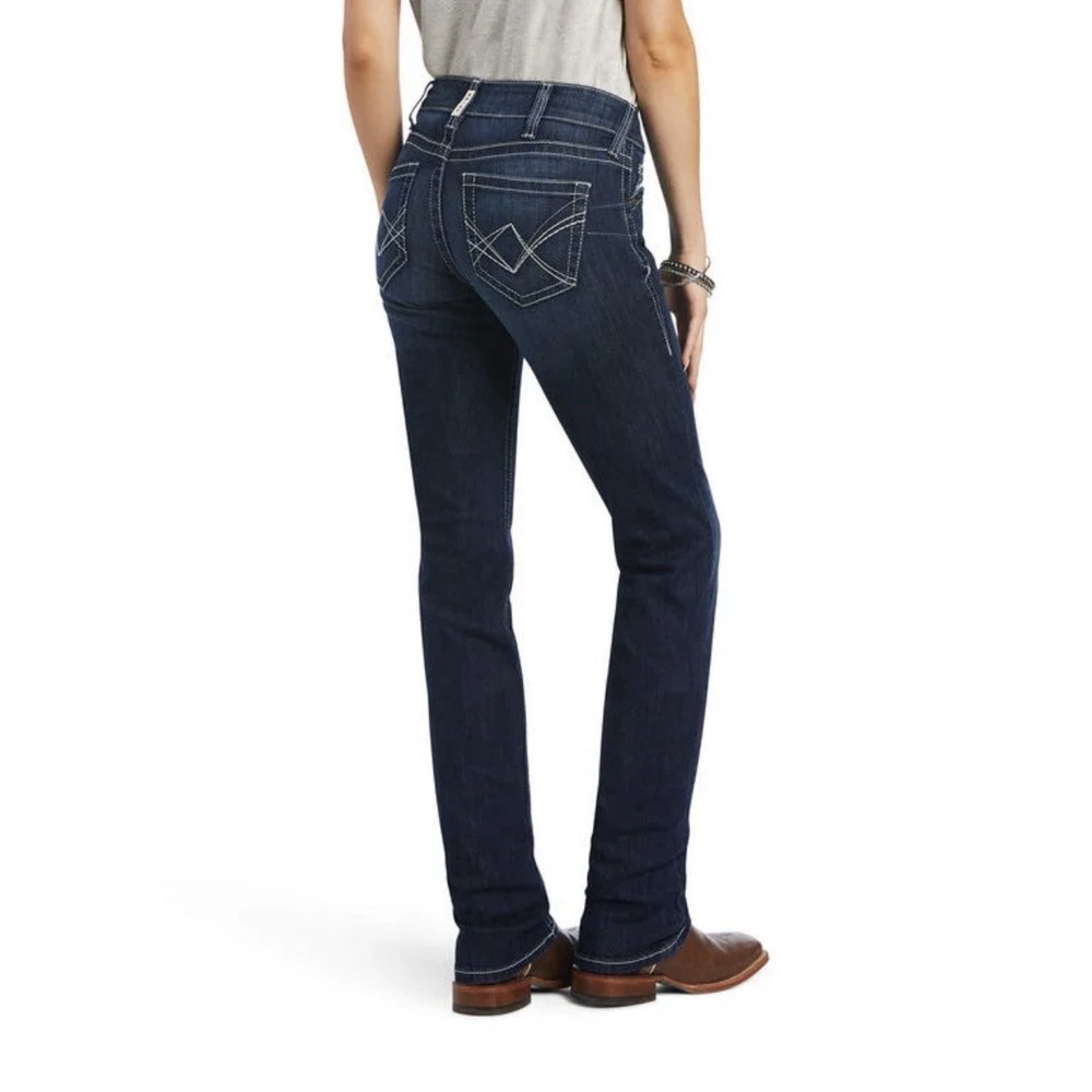 Ariat REAL Clarissa Jeans 26XL Midnight  Mid Rise Straight Leg Womens Western